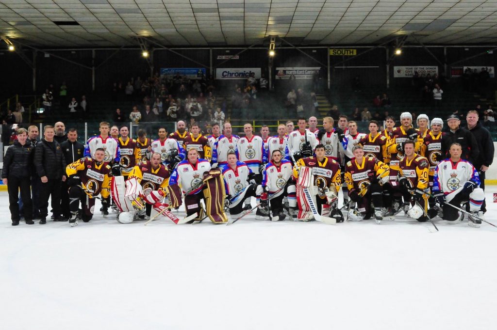 Whitley Warriors and the UK Combined Armed Forces Ice Hockey Team
