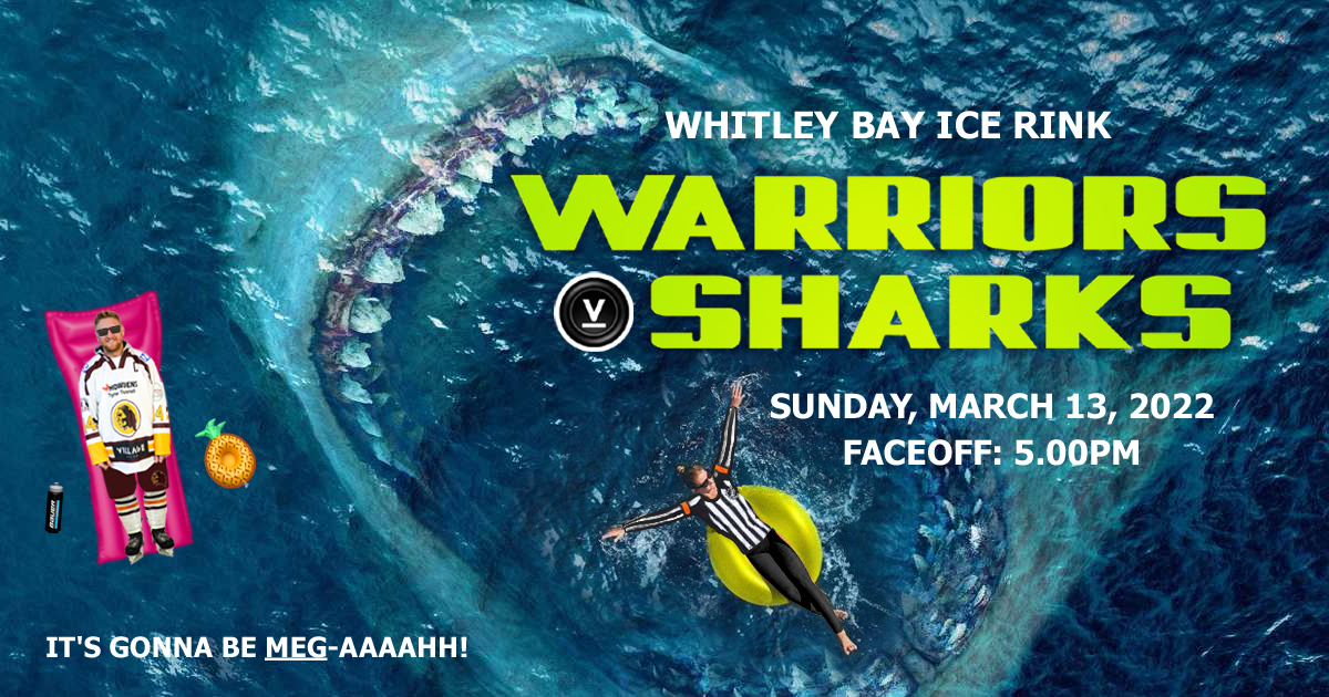 Whitley Warriors vs Solway Sharks @ Whitley Bay Ice Rink, Sunday 13 March 2022