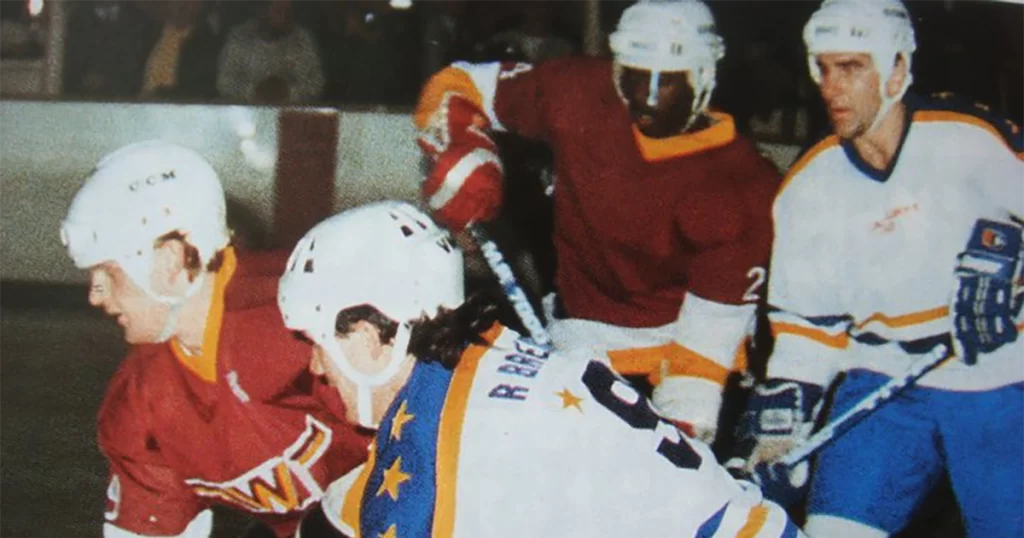 A scene from a Warriors vs Wasps game in the Heineken era