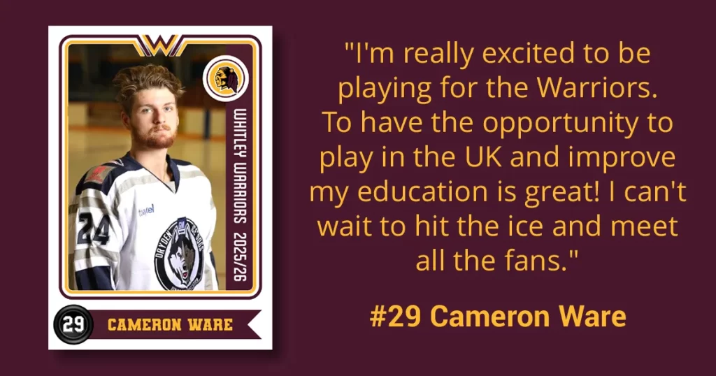 Warriors signings 2025-26 - Cameron Ware