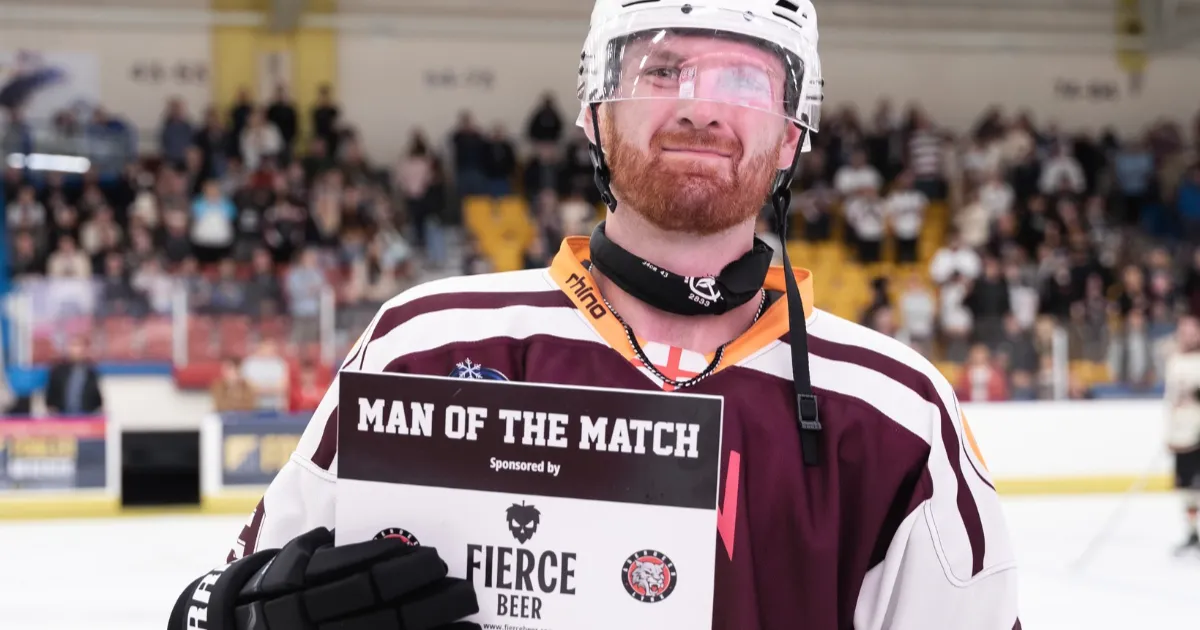 Man of the match Cam Ware