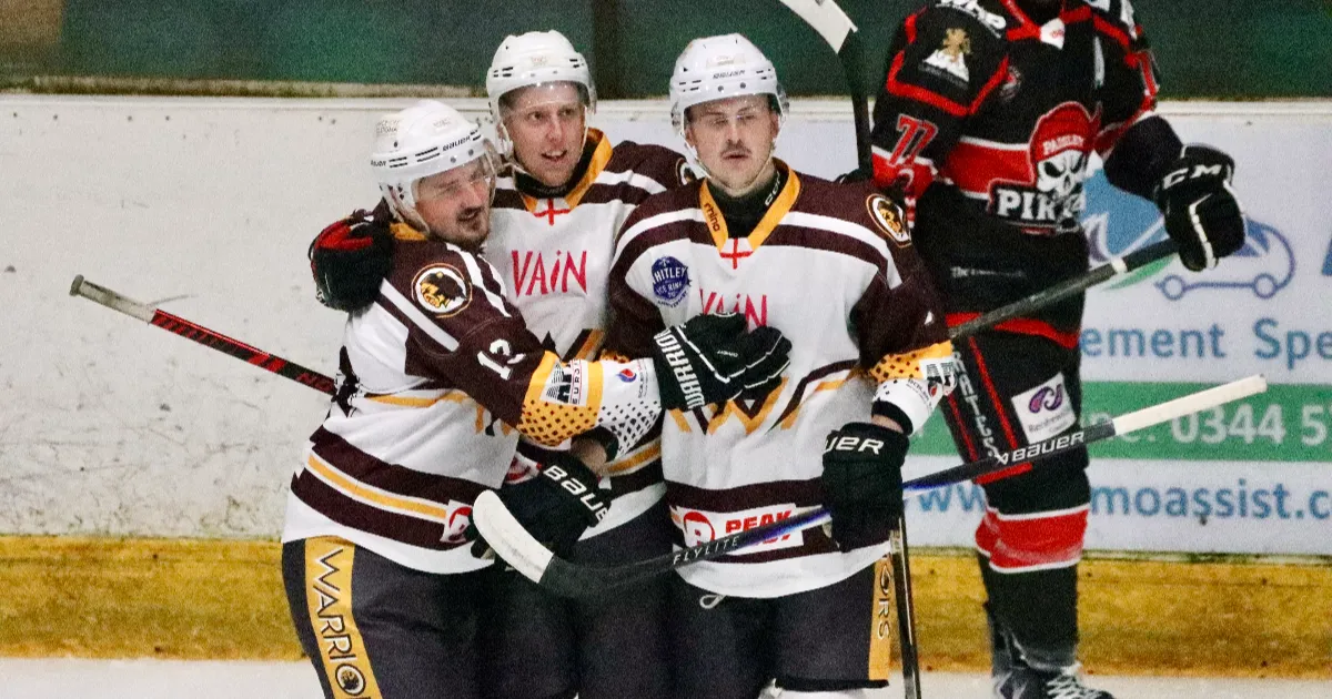 The lads celebrate another goal