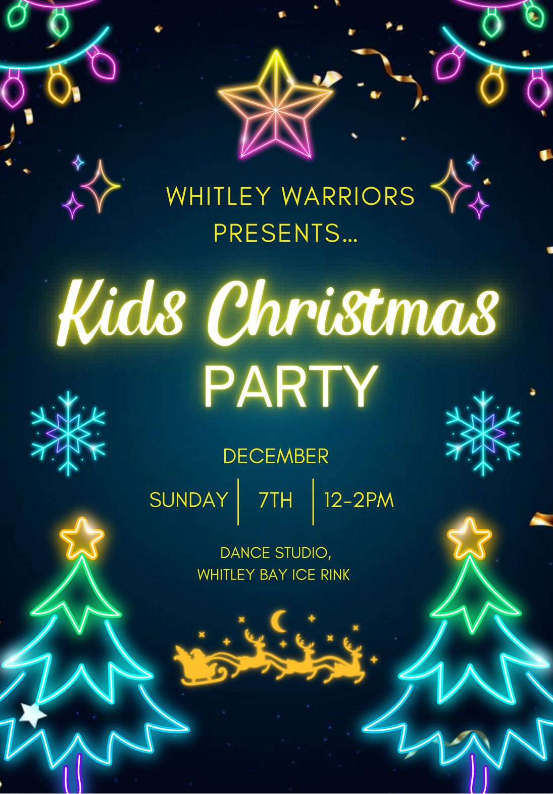 Kids Christmas Party 2025 poster