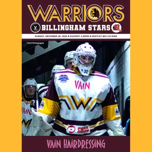 Match programme - Billingham Stars, 28 December 2025