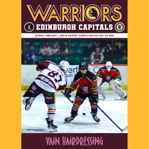 Match programme - Edinburgh Capitals, 1 February 2026