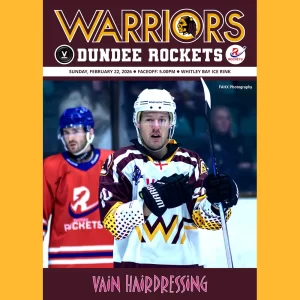 Match programme - Dundee Rockets, 22 February 2026