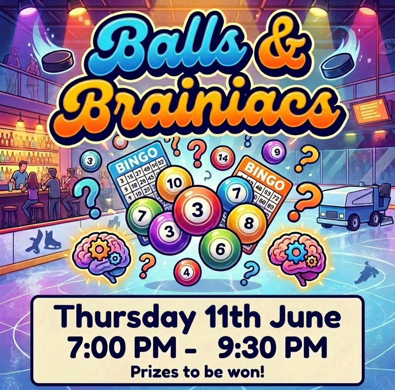 Balls and Brainiacs quiz night, 11 June 2026