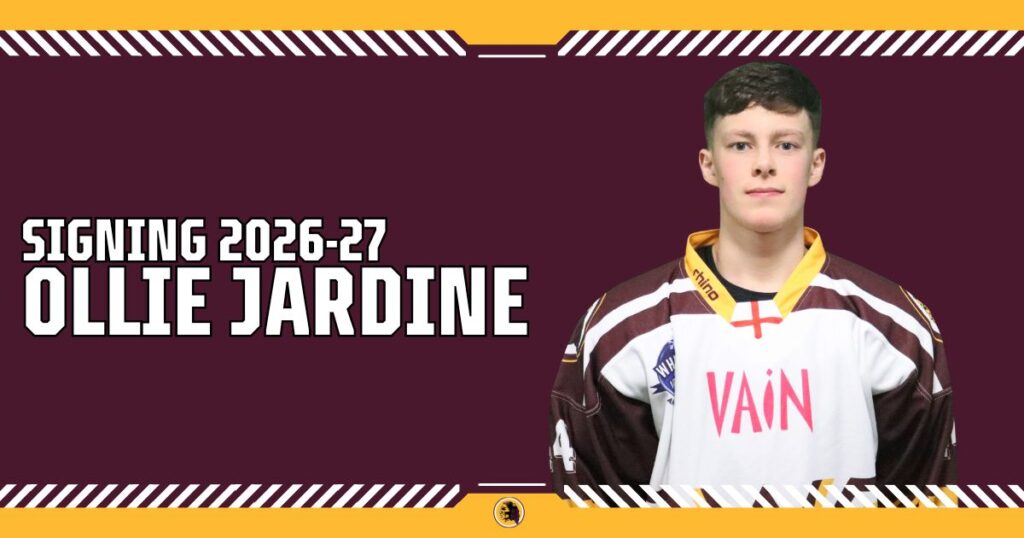 Forward Ollie Jardine re-signs for the upcoming 2026-27 season