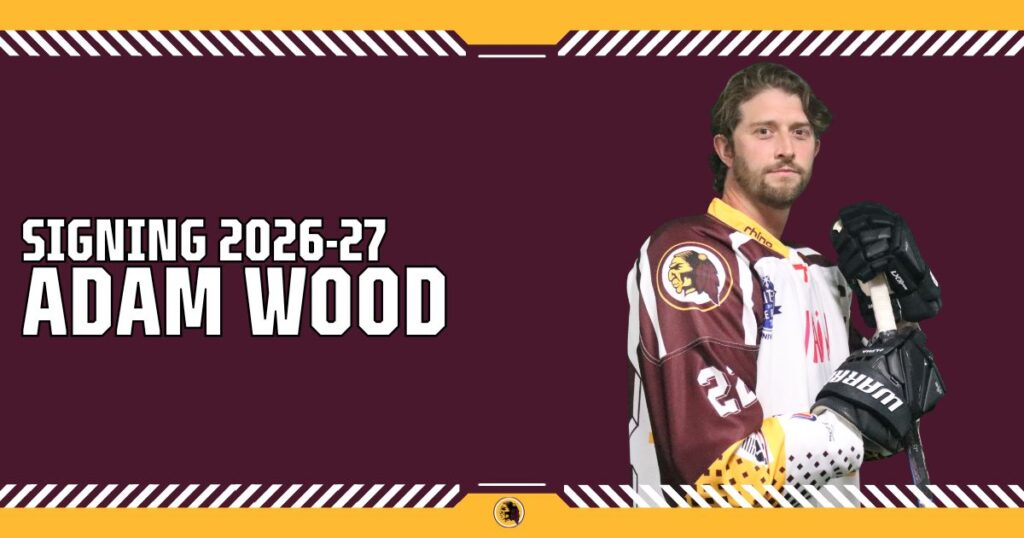 Defenceman Adam Wood re-signs for the upcoming 2026-27 season