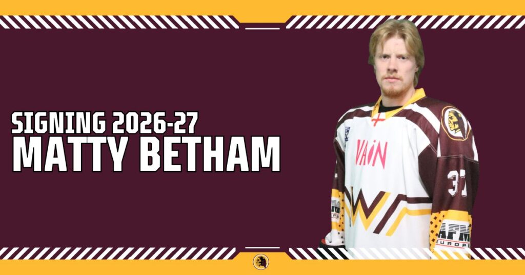 Defenceman Matty Betham re-signs for the upcoming 2026-27 season