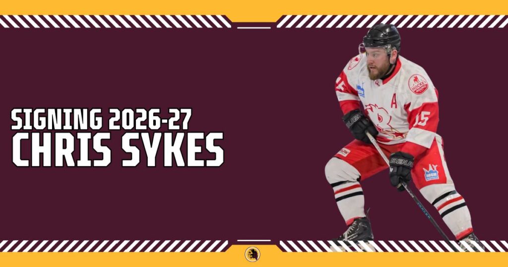 Forward Chris Sykes signs for the upcoming 2026-27 season
