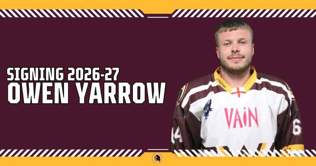 Forward Owen Yarrow re-signs for the upcoming 2026-27 season