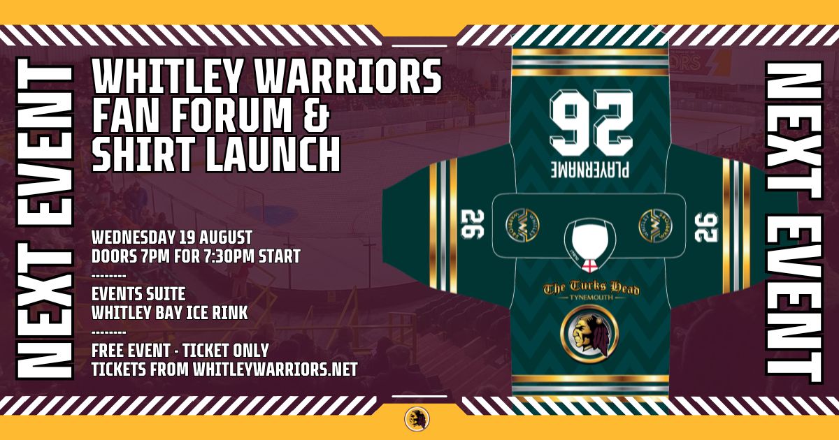 Warriors Fan Forum & Shirt Launch 2026 - Wednesday 19 August, 7:30pm