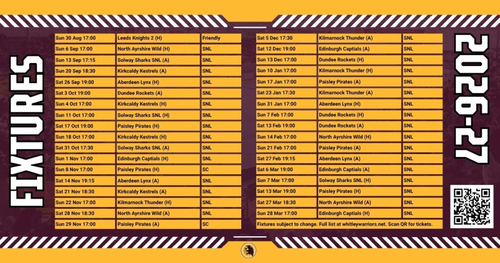 SNL Fixtures 2026-27
