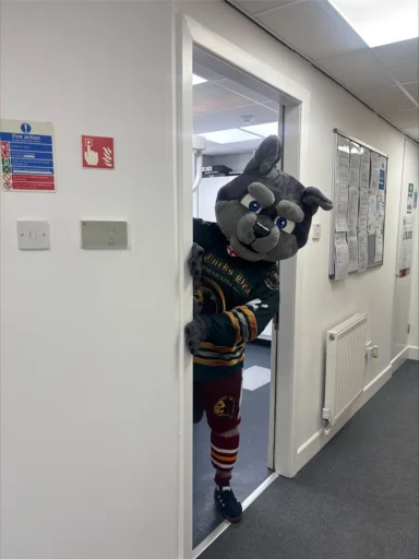 Whitley Wolf at the dentist