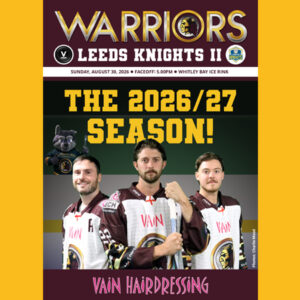 Match programme - Leeds Knights 2, 30 August 2026